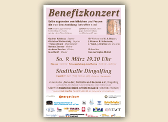 Referenz Benefizkonzert für (I)NTACT und HIMS